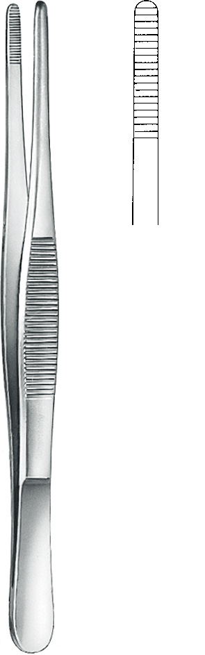  KLS Martin 12-100-14-07 DRESSING FORCEPS, 14.5 CM -  , 14,5 