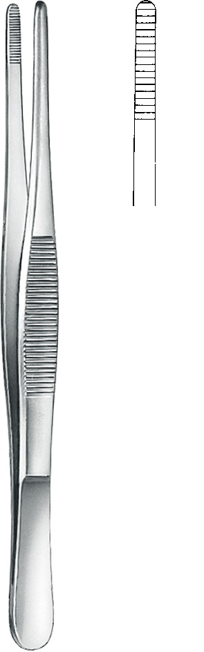  KLS Martin 12-100-13-07 DRESSING FORCEPS, 13 CM -  , 13  